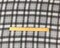 Black-White Poly Plaid Printed Yoryu Chiffon Woven Fabric By the Yard